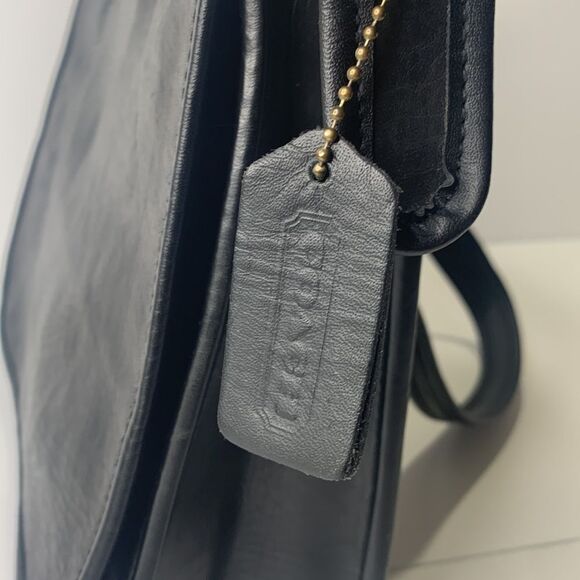 Coach Patricia’s Legacy black leather satchel bag - Picture 3 of 10